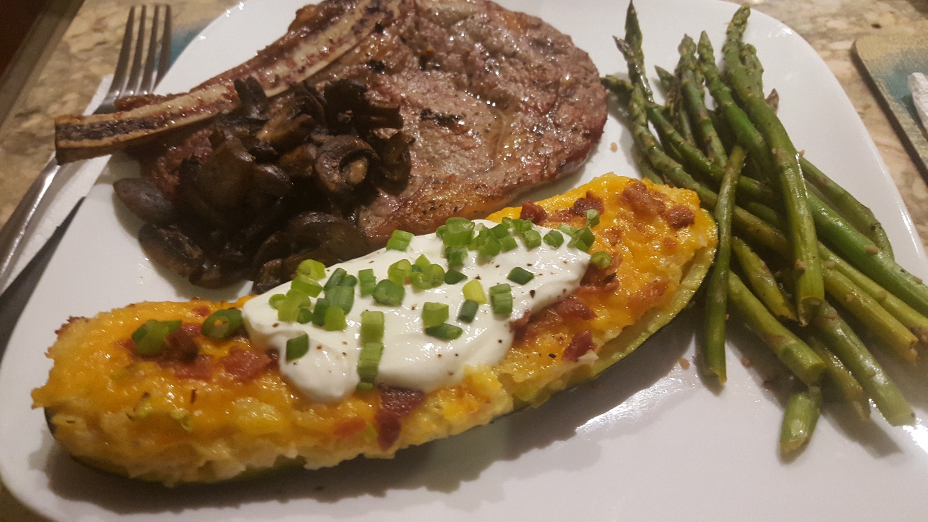 Twice Baked Zucchini Boats – KETO Friendly